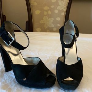 Michael Kors back suede heels